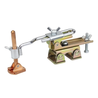 Magnetická svěrka Grasshopper s pružinovým ramenem a měděným vřetenem, délka 250 mm, hmotnost 0,8 kg, AEK